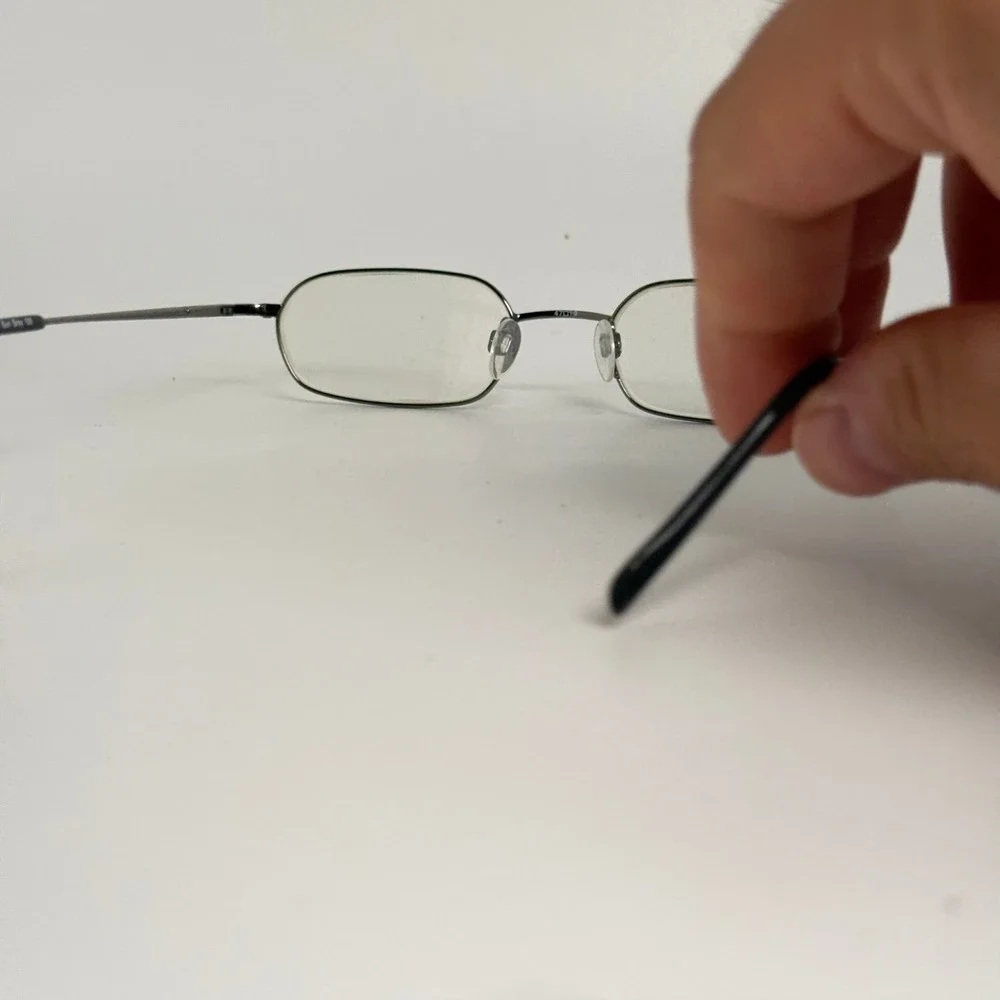 Genesis Altair 2011 Gun Grey Oval Metal Eyeglass Frames 47-19-135